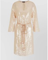 Emporio Armani - Knee-Length Dress - Lyst