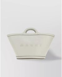 Marni - Tropicalia Small Leather Tote Bag - Lyst