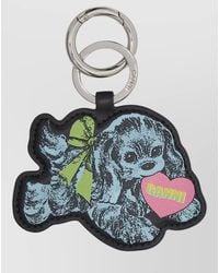 Ganni - Puppy Charm Keyring Heart Detail Dog - Lyst