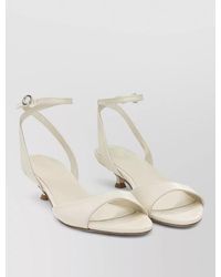 Aeyde - Zelia 35Mm Ankle Strap Kitten Heel Sandals - Lyst