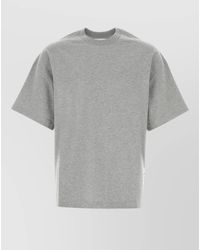 Jil Sander - Cotton Crew Neck Short Sleeve T Shirt - Lyst