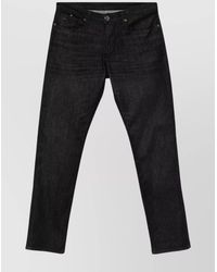Emporio Armani - Denim Cotton Jeans With Belt Loops And Five Pockets - Lyst