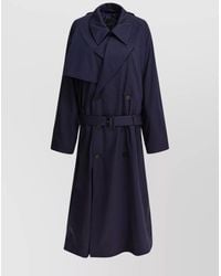 Balenciaga - Cotton Oversized Trench Coat - Lyst