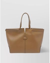 Tod's - Di Bag Medium-Small Leather Tote Bag - Lyst
