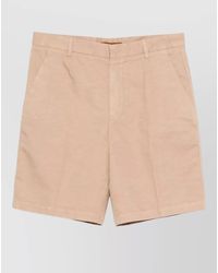 ZEGNA - Tailored Bermuda Shorts Belt Loops Pockets - Lyst