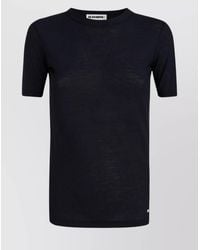 Jil Sander - Cotton Slim-Fit Logo-Print T-Shirt - Lyst