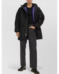 Alpha Industries - Long Hooded N 3B Bomber Coat - Lyst