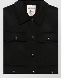 Semicouture - Alisa Wool Jacket Long Sleeves Pockets - Lyst
