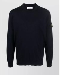 Stone Island - Crew Neck Knitwear Sweater - Lyst