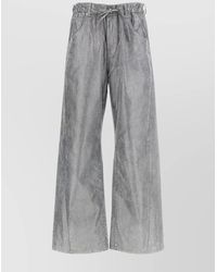 DARKPARK - Wide Leg Drawstring Waist Jeans With Pockets - Lyst