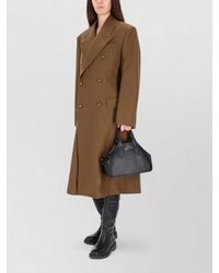 Vivienne Westwood - Winston Long Coat Structured Shoulders Buttons - Lyst