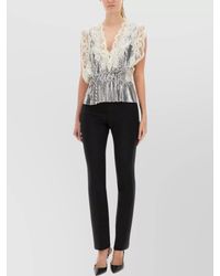 Rabanne - Lace And Sequin Top - Lyst
