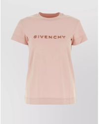 Givenchy - Cotton Ribbed Crew-Neck T-Shirt - Lyst