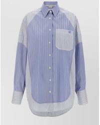 Stella McCartney - Striped Cotton Shirt - Lyst