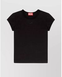 DIESEL - Cotton Slim-Fit Logo-Embroidered T-Shirt - Lyst