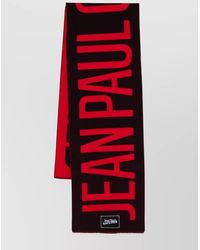 Jean Paul Gaultier - Wool Scarf With Logo Accessories - Lyst