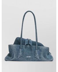The Attico - La Passeggiata Small Denim Shoulder Bag Top - Lyst