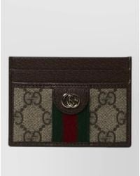 Gucci - Ophidia Compact Fabric Card Holder - Lyst