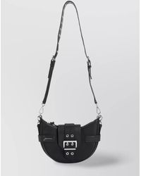 Ganni - Buckle Detail Cross-Body Bag - Lyst