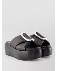 Marc Jacobs - Leather Platform Mules - Lyst