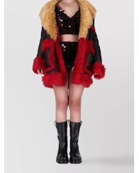 Prada - Faux Fur Coat - Lyst