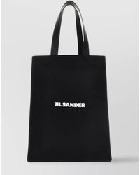 Jil Sander - Medium Canvas Tote Bag - Lyst