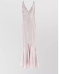 Sportmax - Polyester Katia Midi Dress - Lyst