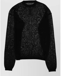 Rick Owens - Fine-Knit Wool Crew-Neck Jumper - Lyst