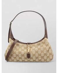 Gucci - Jackie 1961 Medium Fabric Clutch Bag - Lyst