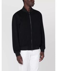 Loro Piana - Zip Jacket Ribbed Cuffs Hem Side Pockets - Lyst