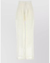 LeKasha - Sohag High Waist Pleated Wide Leg Pants - Lyst