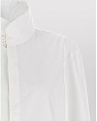 Thelatest - Cotton Long-Sleeve Shirt - Lyst