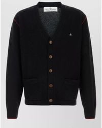 Vivienne Westwood - Wool Blend Alex Cardigan V Neckline - Lyst