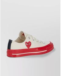 COMME DES GARÇONS PLAY - Cotton Low-Top Sneakers - Lyst