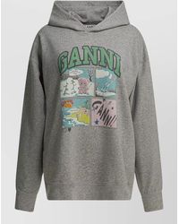 Ganni - "Bear Comic" Hoodie - Lyst