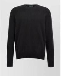 Zanone - Ribbed Crewneck Sweater With Long Sleeves - Lyst