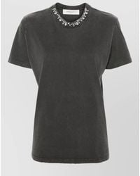 Golden Goose - Cotton Crystal-Embellished Regular-Fit T-Shirt - Lyst