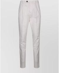 Brunello Cucinelli - Cotton Straight-Leg Chino Trousers - Lyst