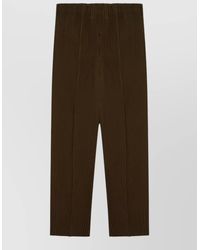 Homme Plissé Issey Miyake - Straight Leg Pleated Tailored Pants - Lyst