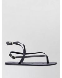 Manebí - Leather Crossover Thong Sandals - Lyst