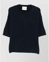 Closed - Round Neck Regular Fit Short Sleeve Top - Lyst