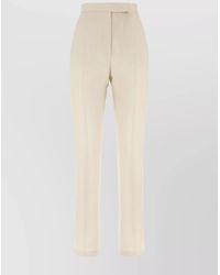 Max Mara - Trousers Wool Blend Front Pleats - Lyst