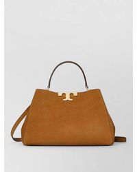 Tory Burch - Eleanor Suede Satchel Shoulder Bag - Lyst