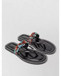 Dries Van Noten - Slides And Flip Flops Embellished Straps - Lyst