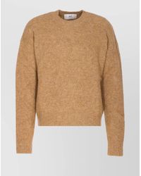 Ami Paris - Alpaca Wool Relaxed-Fit Crewneck Sweater - Lyst