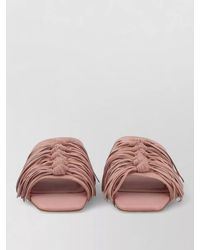 Ash - Leather Slides - Lyst