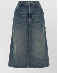 Carhartt - Cotton Knee-Length A-Line Skirt - Lyst