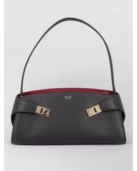 Ferragamo - Gancini Leather Clutch Bag - Lyst