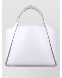 Stella McCartney - Logo Tote Bag Vegan Leather Grainy - Lyst