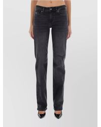 Versace Jeans Couture - Mandy Straight-Leg Trousers - Lyst